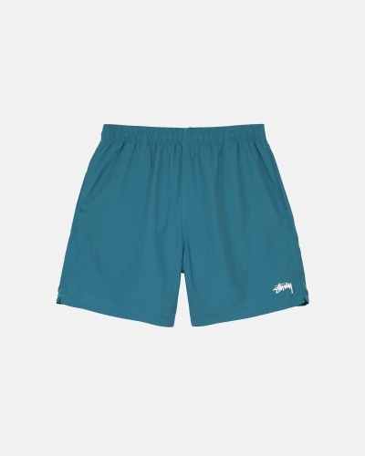 Blue Men's Stussy Stock Shorts | CA0000698