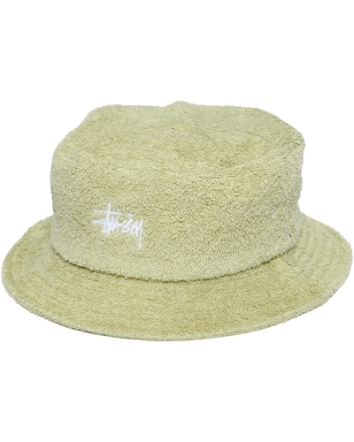 Green Men's Stussy Graffiti Terry Bucket Hats | CA0000460