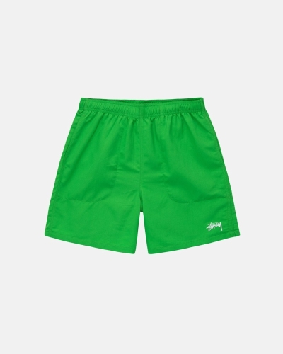 Green Men's Stussy Stock Shorts | CA0000692