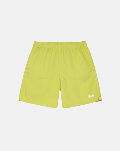 Light Green Men's Stussy Stock Shorts | CA0000694