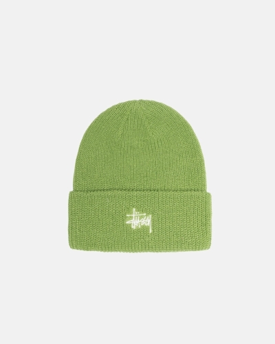 Mint Men's Stussy Basic Cuff Beanie | CA0000381