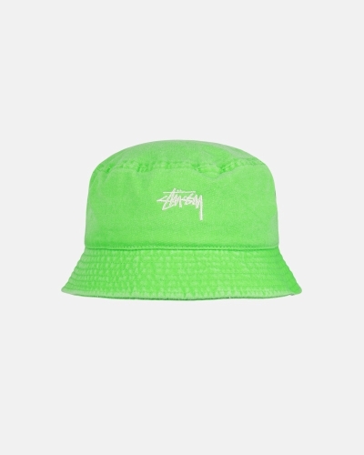 Mint Men's Stussy Washed Stock Bucket Hats | CA0000511