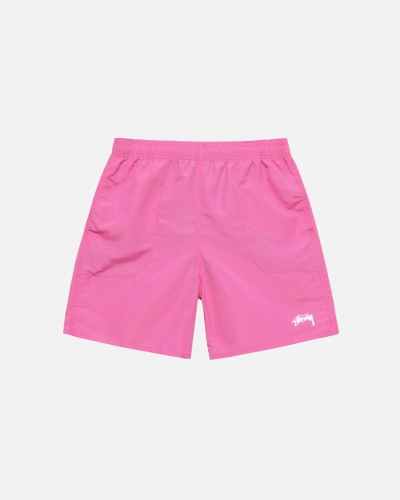 Pink Men's Stussy Stock Shorts | CA0000689