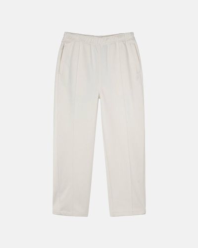 White Men's Stussy Poly Track Pants | CA0000998