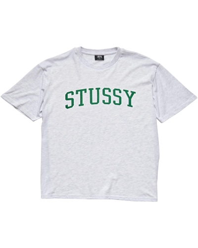 White Women's Stussy Collegiate BF T Shirts | CA0000134