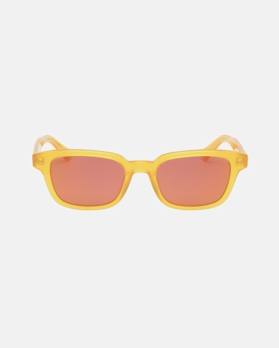 Yellow Men's Stussy Owen Sunglasses | CA0000806