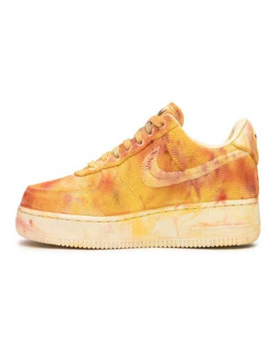 Yellow Unisex Stussy Air Force 1 Low / Los Angeles Shoes | CA0000604